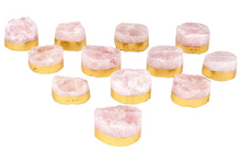 Load image into Gallery viewer, Gold-Dipped Raw Crystal Card Holder